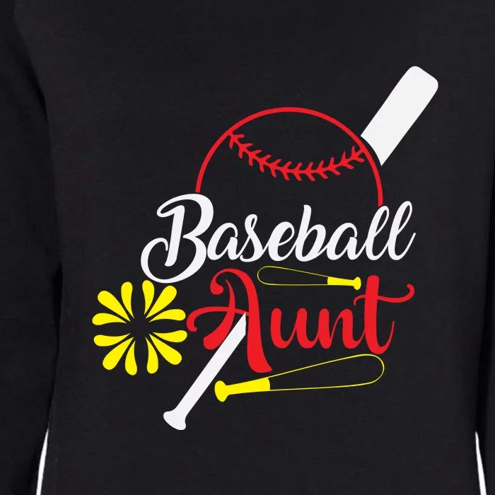 Family Matching Baseball Aunt Gift For Baseball Family Womens California Wash Sweatshirt