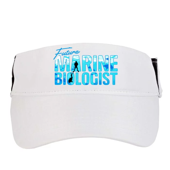 Future Marine Biologist Ocean Student Biology Gift Adult Drive Performance Visor