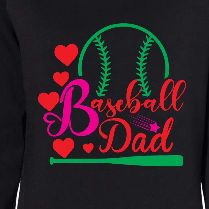 Family Baseball Dad Gift For Baseball Family Father's Day Womens California Wash Sweatshirt