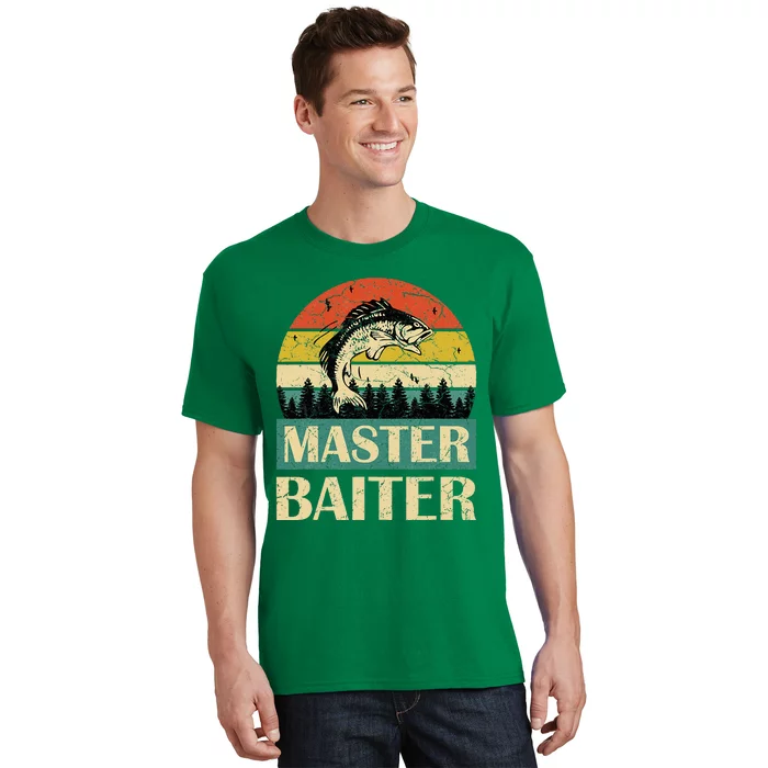 Funny Master Baiter Fishing Fishermen T-Shirt