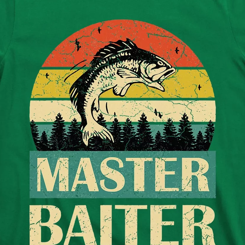 Funny Master Baiter Fishing Fishermen T-Shirt