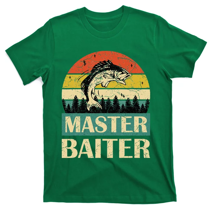 Funny Master Baiter Fishing Fishermen T-Shirt