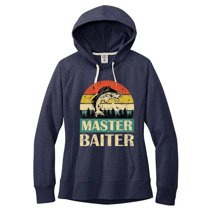 Funny Master Baiter Fishing Fishermen Women's Fleece Hoodie