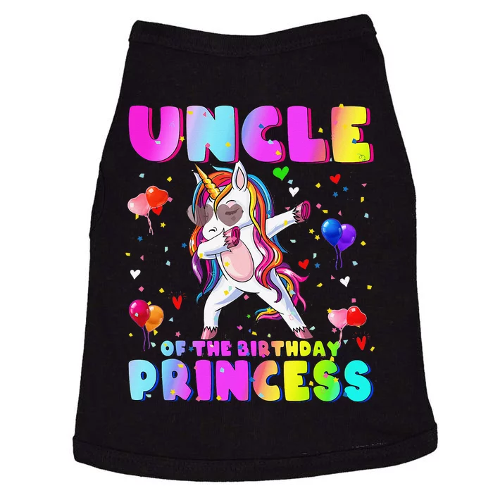 Family matching Birthday Princess Dabbing Unicorn Uncle Doggie Tank