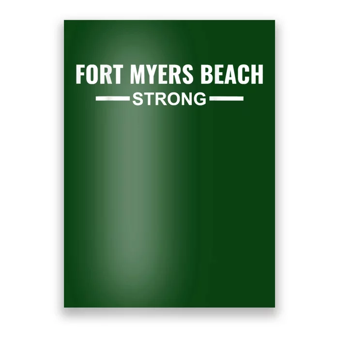 Fort Myers Beach Strong Community Strength Prayer Support Poster