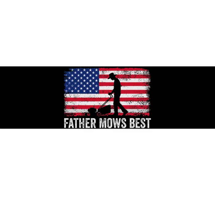 Father Mows Best Lawn Care Dad Mowing Gardener FatherS Day Bumper Sticker