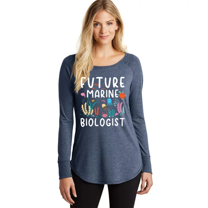 Future Marine Biologist Cute Costume Child Adult Women's Perfect Tri Tunic Long Sleeve Shirt