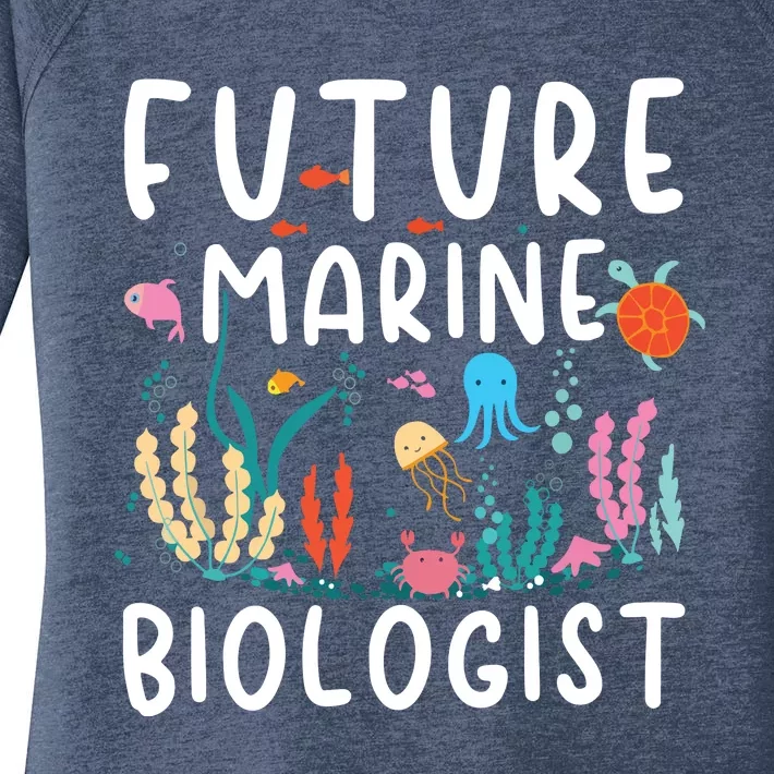 Future Marine Biologist Cute Costume Child Adult Women's Perfect Tri Tunic Long Sleeve Shirt