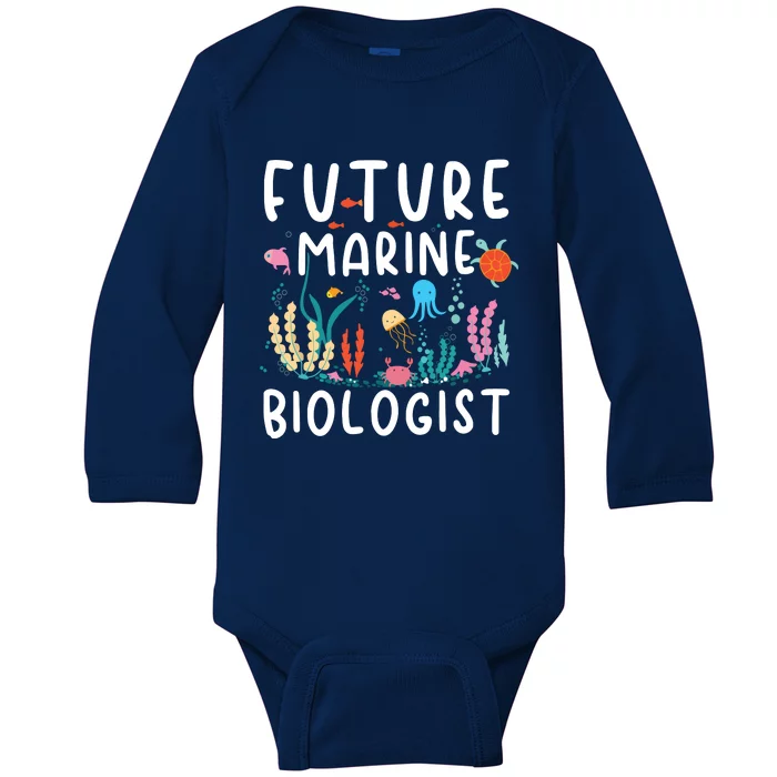 Future Marine Biologist Cute Costume Child Adult Baby Long Sleeve Bodysuit