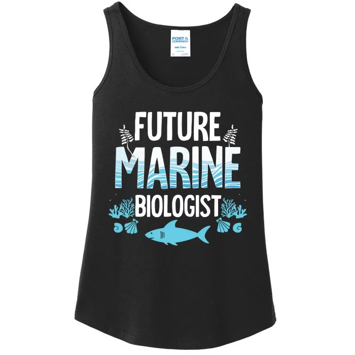 Future Marine Biologist Gift For Teens Funny Biology Ladies Essential Tank