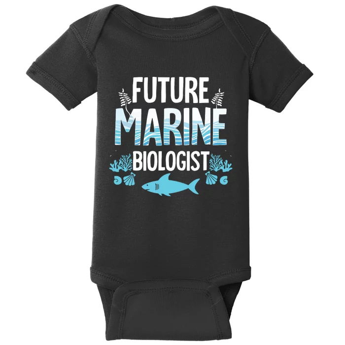 Future Marine Biologist Gift For Teens Funny Biology Baby Bodysuit