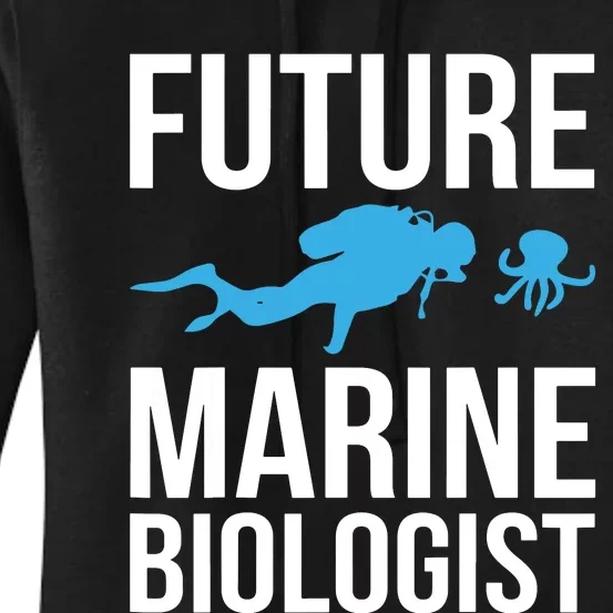 Future Marine Biologist Gift For Students Sea Life Women's Pullover Hoodie