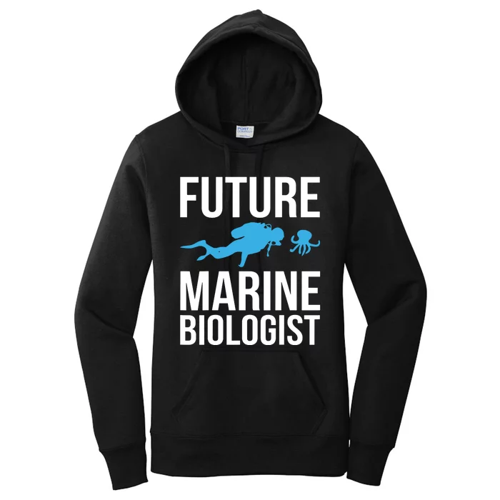 Future Marine Biologist Gift For Students Sea Life Women's Pullover Hoodie