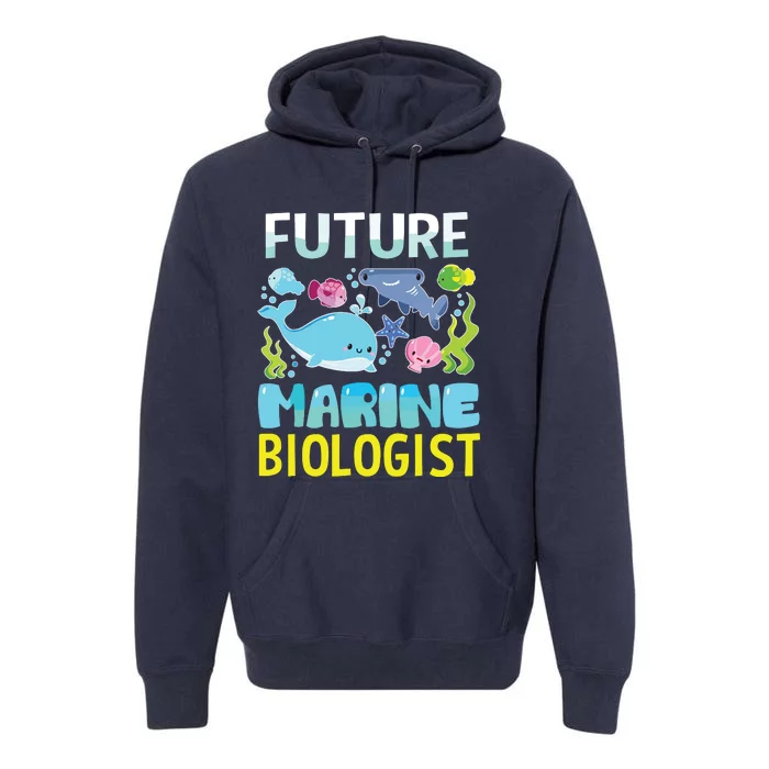 Future Marine Biologist Gifts Student For Men Women Premium Hoodie