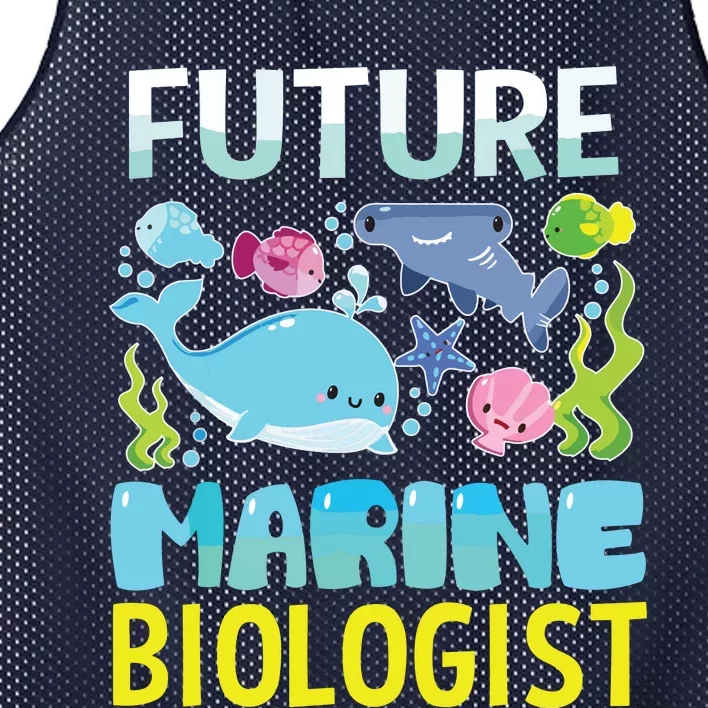 Future Marine Biologist Gifts Student For Men Women Mesh Reversible Basketball Jersey Tank