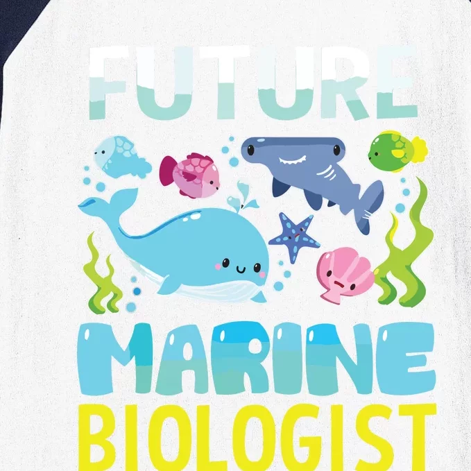 Future Marine Biologist Gifts Student For Men Women Baseball Sleeve Shirt