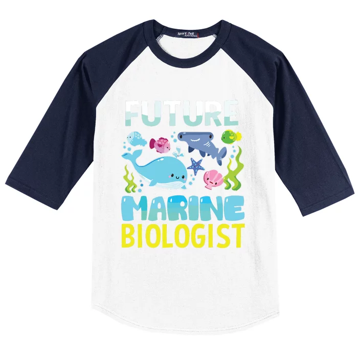 Future Marine Biologist Gifts Student For Men Women Baseball Sleeve Shirt