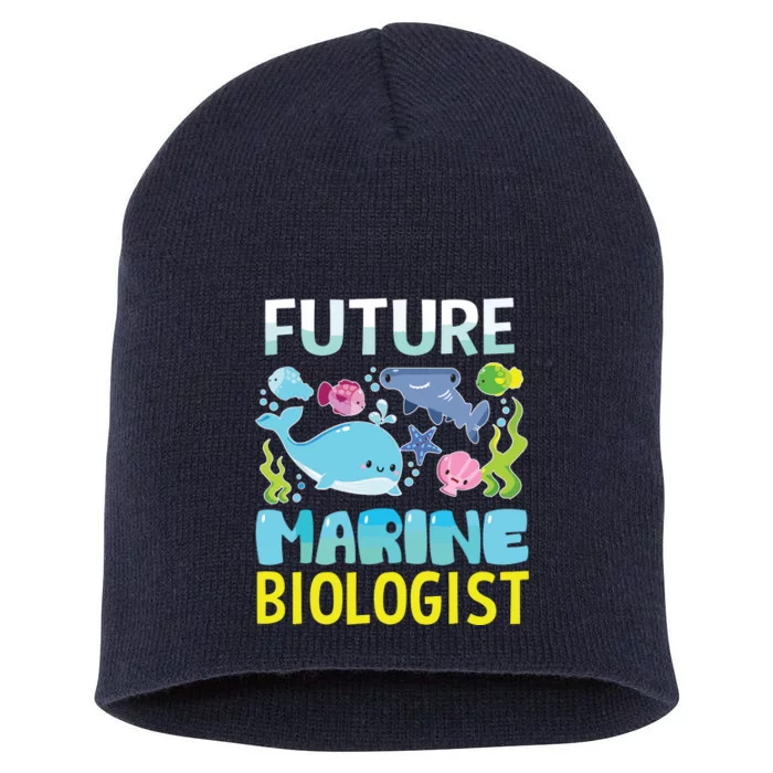 Future Marine Biologist Gifts Student For Men Women Short Acrylic Beanie