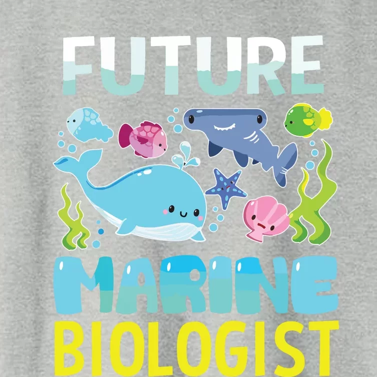 Future Marine Biologist Gifts Student For Men Women Women's Crop Top Tee