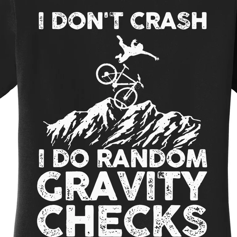 Funny Mountain Bike Art MTB Mountain Biking Lover Men Women Women's T-Shirt