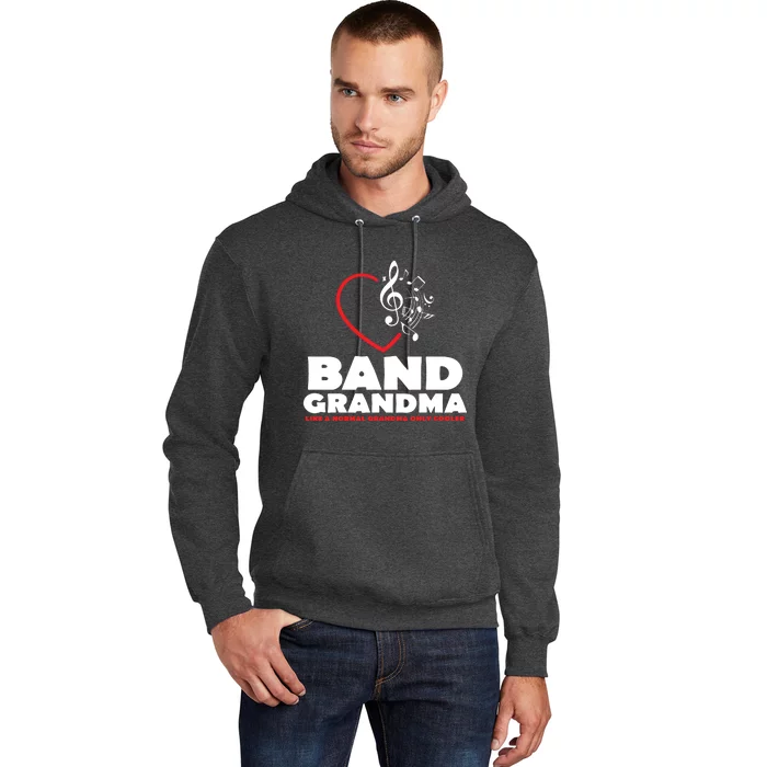 Funny Marching Band Grandma Music Lover Percussion Mom Gift Hoodie