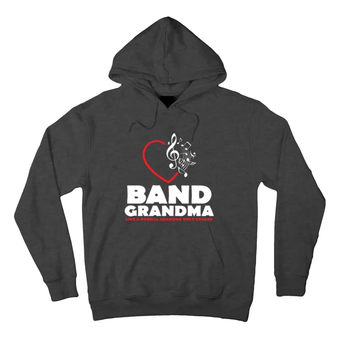 Funny Marching Band Grandma Music Lover Percussion Mom Gift Hoodie