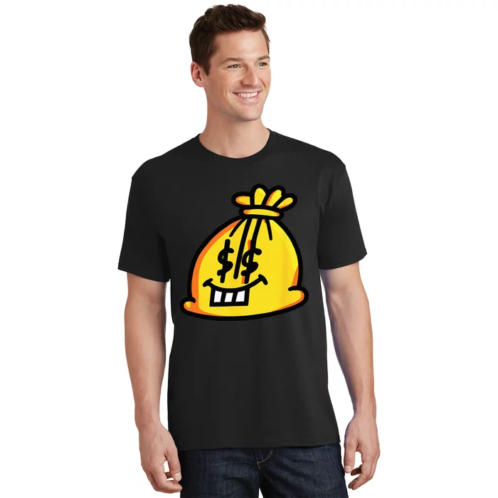 Funny Money Bag Face T-Shirt