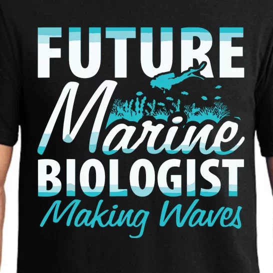 FUTURE MARINE BIOLOGIST MAKING WAVES Graduation Gift Pajama Set