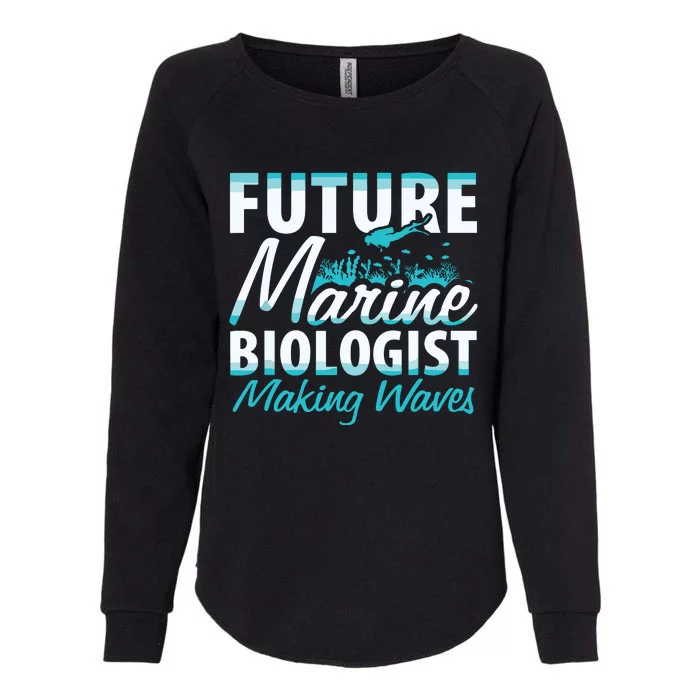 FUTURE MARINE BIOLOGIST MAKING WAVES Graduation Gift Womens California Wash Sweatshirt