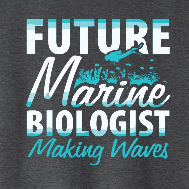 FUTURE MARINE BIOLOGIST MAKING WAVES Graduation Gift Women's Crop Top Tee