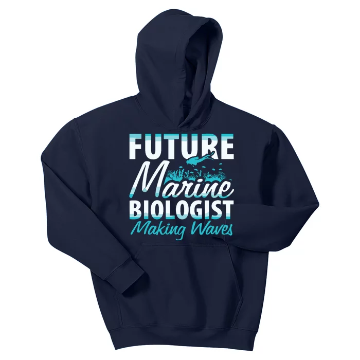 FUTURE MARINE BIOLOGIST MAKING WAVES Graduation Gift Kids Hoodie