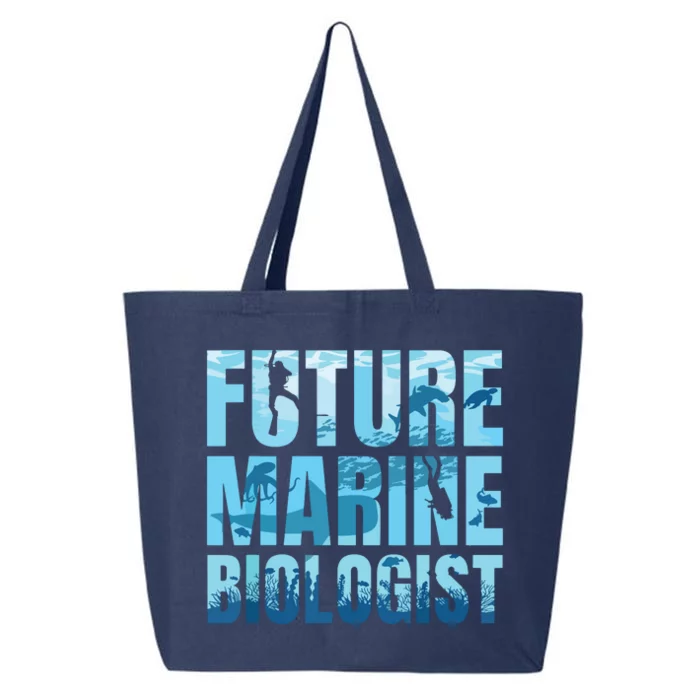 Future Marine Biologist Ocean Biology Marine Life Gift 25L Jumbo Tote