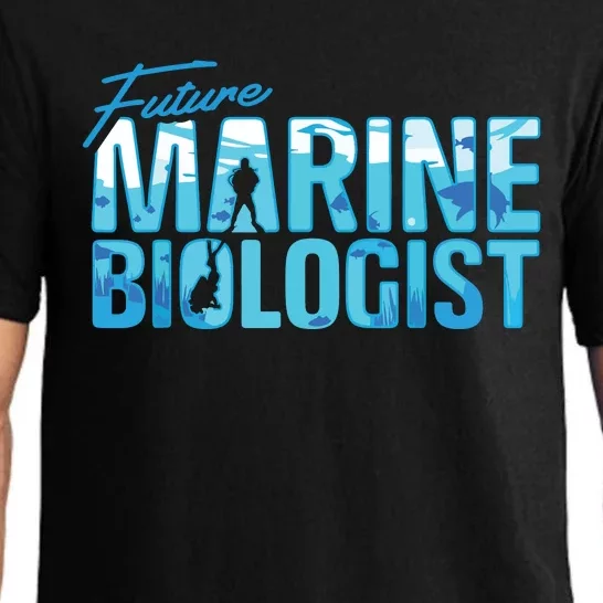 Future Marine Biologist Ocean Student Biology Gift Pajama Set