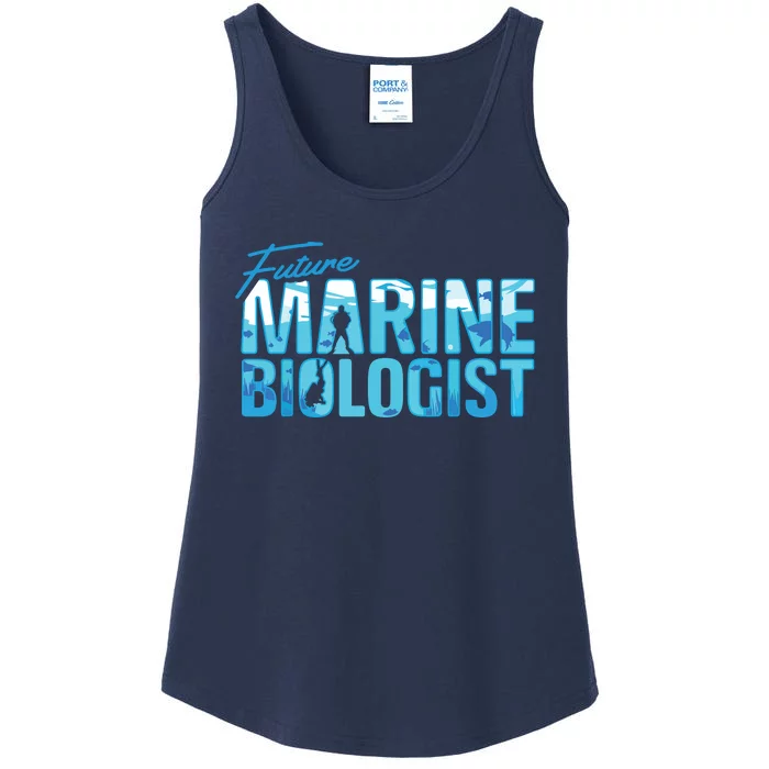 Future Marine Biologist Ocean Student Biology Gift Ladies Essential Tank