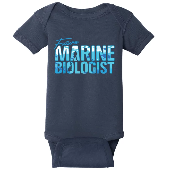 Future Marine Biologist Ocean Student Biology Gift Baby Bodysuit