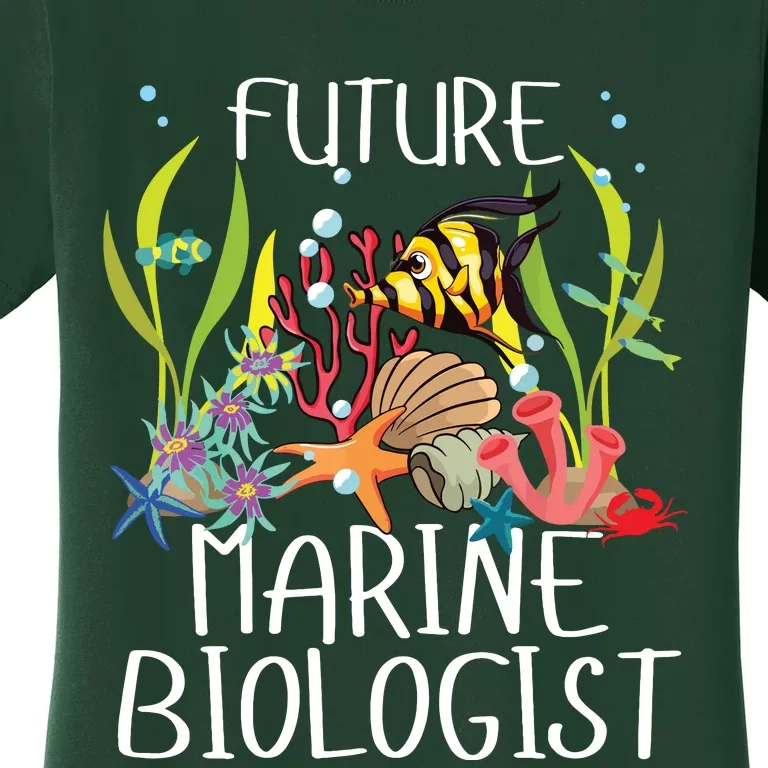 Future Marine Biologist For Students Biology Women's T-Shirt