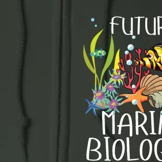 Future Marine Biologist For Students Biology Full Zip Hoodie