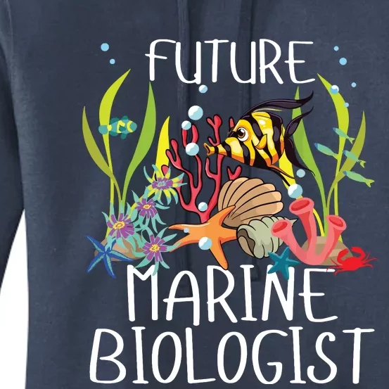 Future Marine Biologist For Students Biology Women's Pullover Hoodie