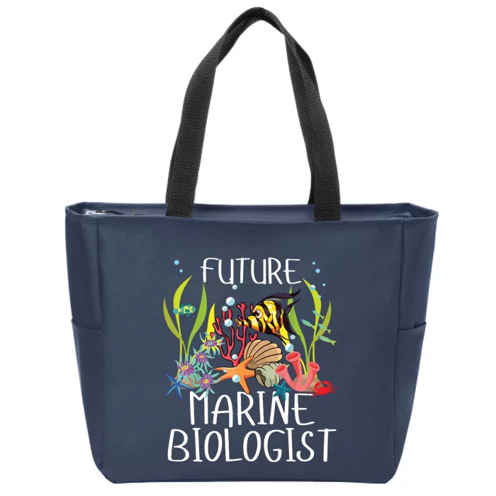 Future Marine Biologist For Students Biology Zip Tote Bag