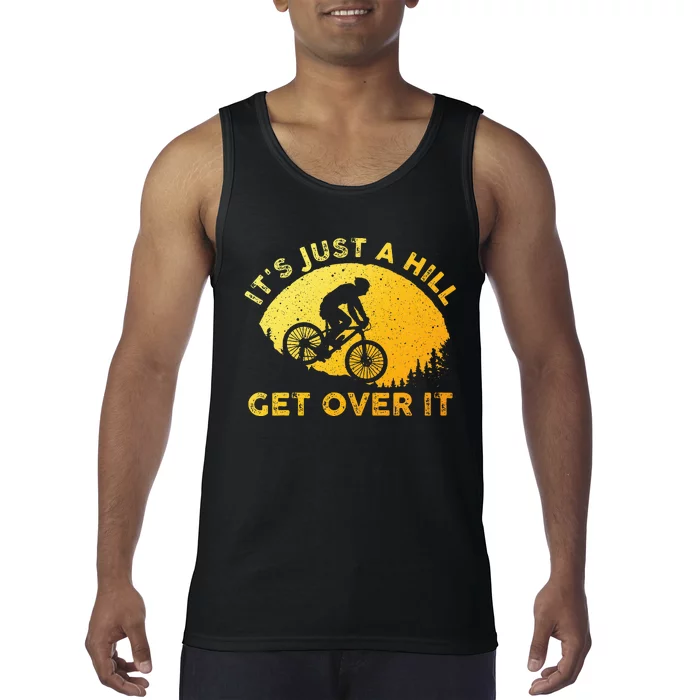 Funny Mountain Biking Art For Women Trail Mountain Bike Tank Top