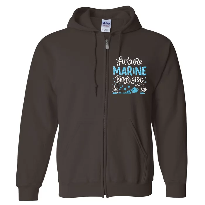 Future Marine Biologist Student Full Zip Hoodie