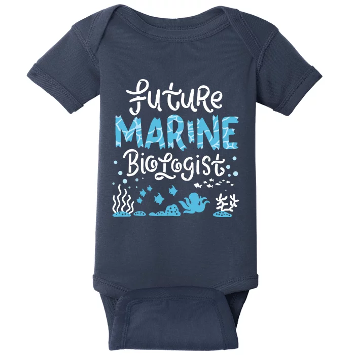 Future Marine Biologist Student Baby Bodysuit