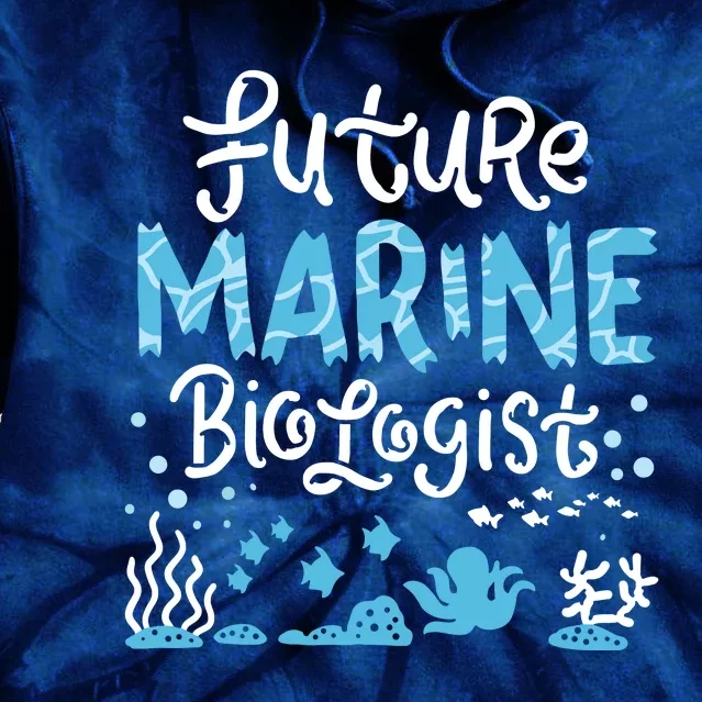 Future Marine Biologist Student Tie Dye Hoodie