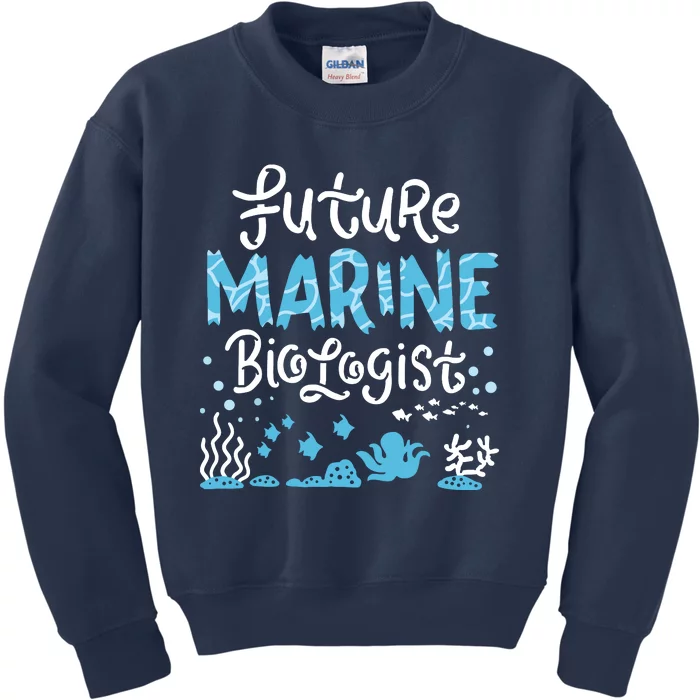 Future Marine Biologist Student Kids Sweatshirt