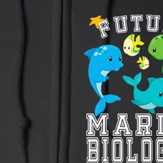 Future Marine Biologist Costume Full Zip Hoodie