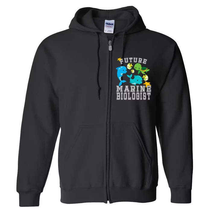 Future Marine Biologist Costume Full Zip Hoodie