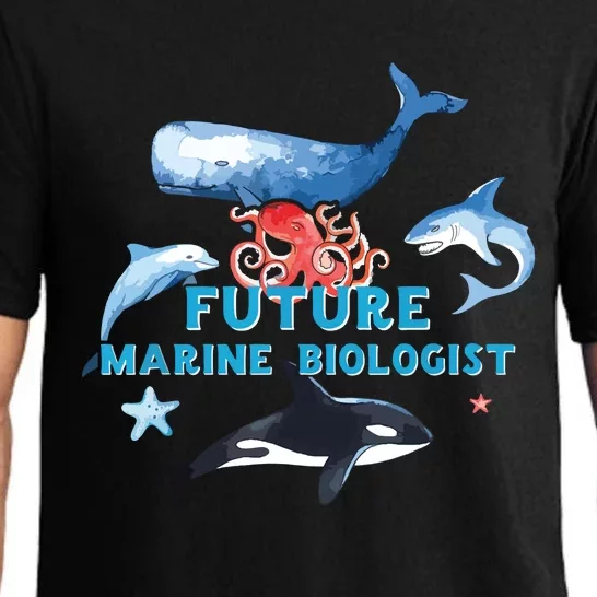 Future Marine Biologist Aspirational Boy Girl Pajama Set