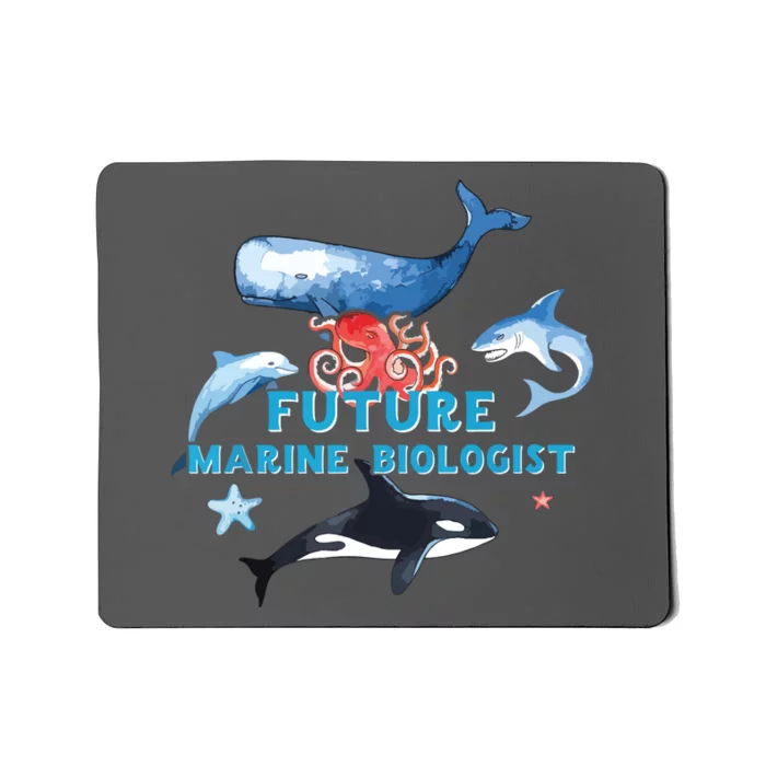 Future Marine Biologist Aspirational Boy Girl Mousepad