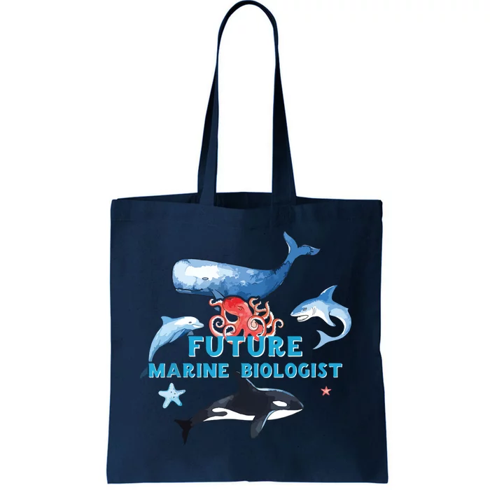 Future Marine Biologist Aspirational Boy Girl Tote Bag