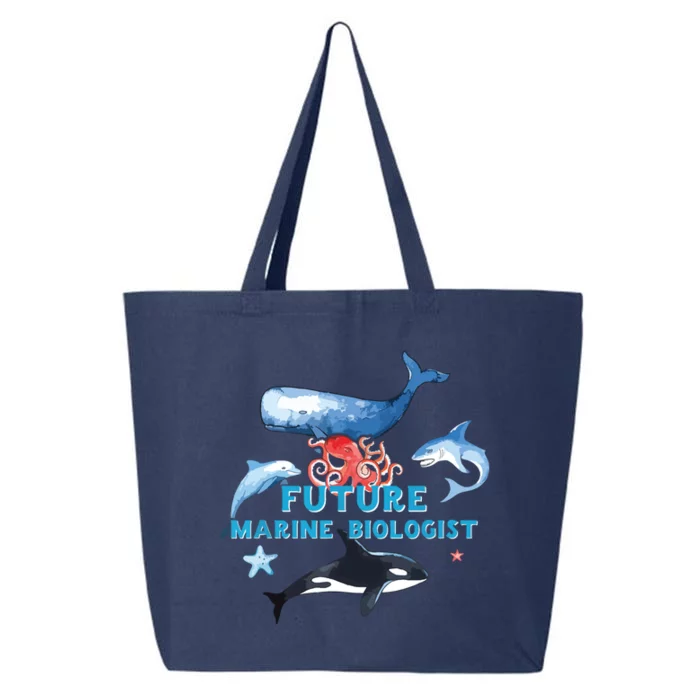 Future Marine Biologist Aspirational Boy Girl 25L Jumbo Tote